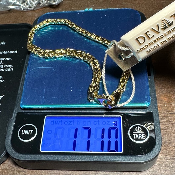DEVATA 18K Vermeil Gold Over Sterling Silver 5-6 mm Bali Byzantine Bracelet 8.5” - Picture 4 of 10